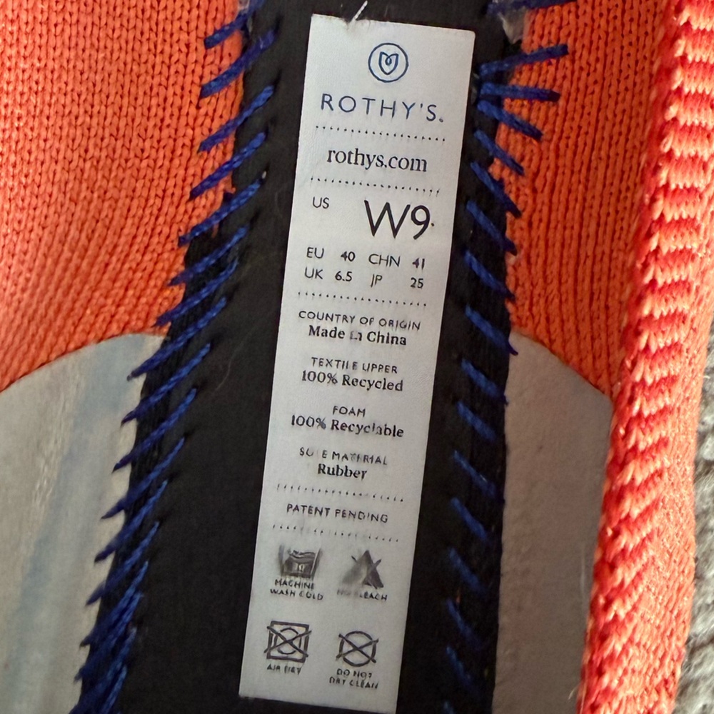 Rothy's Women's Persimmon Points - Picture 4 of 6